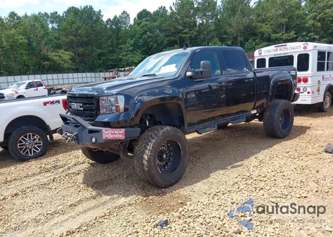 2013 GMC Sierra 2500Hd Sle из США, поврежденный, VIN 1GT120C88DF182730